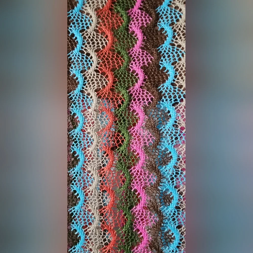 Sweet Rain Crocheted Long Maxi Lined Skirt‎ Size Large